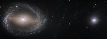 NASA/ESA Hubble Space Telescope Witnesses Gravitational Dance Between Two Galaxies