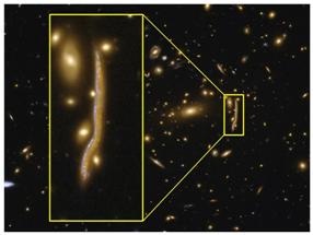 Study on Cosmic Snake Offers New Insights on Star Formation