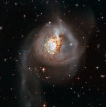 Luminous Infrared Galaxy Swirls in the Darkness of the Cosmos