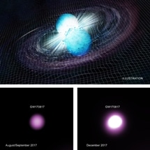 Gravitational Waves Generated After Neutron Star Merger Likely Signaled Birth of New Black Hole