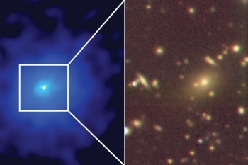 Sprawling Galaxy Cluster Found Hiding in Plain Sight