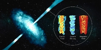 Study Reveals How Black Hole’s Plasma Jets Boost Particles to the Highest Energies