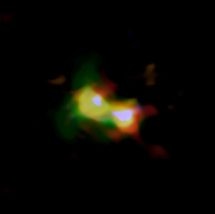 Oldest of Merging Galaxies Observed in Sextans Constellation