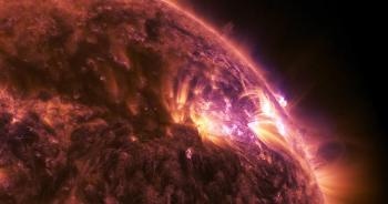 Reproduction of Process Behind Source of Shock Waves Driven by Solar Flares