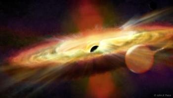 Astrophysicists Detect Hot, Dense Outflowing Wind Close to a Black Hole