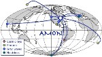 Astrophysical Multimessenger Observatory Network Enables New Ways of Seeing Violent Cosmic Events