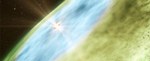 Snow Line Imaged in Far-Off Infant Planetary System