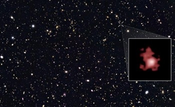 A Compact and Active Black Hole in the Early Universe