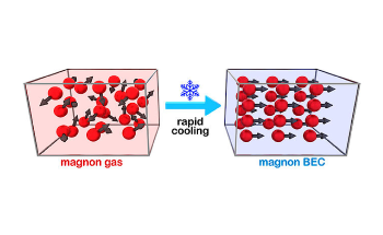 Fast Cooling Magnon Particles to Create Quantum State of Matter