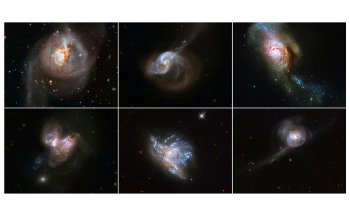 Hubble Releases Collage of Six Splendid Galaxy Mergers