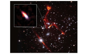 Astronomers Detect Distant Galaxy that Could be the Faintest Radio-Emitting Object