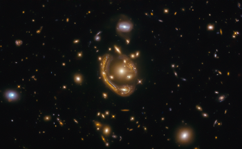 Hubble Image Reveals Einstein Ring Formation in Newly Discovered Galaxy