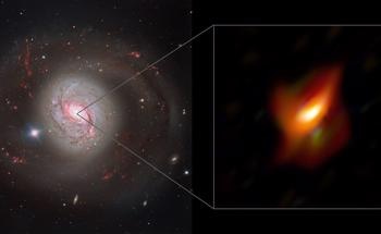Scientists Observe a Black Hole Hidden by Cosmic Dust at the Center of Messier 77 Galaxy