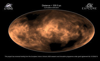Astronomers Create an Animation to Model Dust in the Milky Way