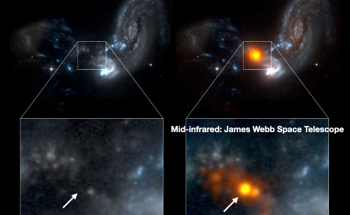 JWST Pinpoints Invisible Engine Powering Galaxies in Collision