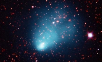 A Galaxy Cluster Collision That Defies the Standard Cosmology Model